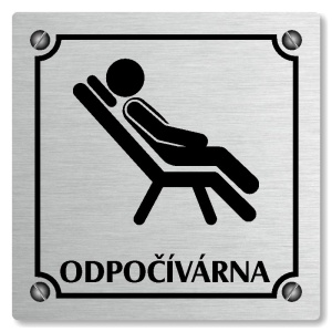 Odpočívárna, 80x80mm, stříbrná, Kansas